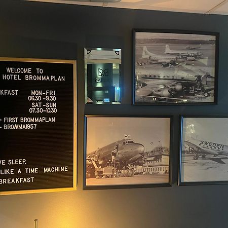 First Hotel Brommaplan Stockholm Bagian luar foto